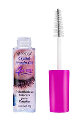 Prosa gel cristal para pestañas: primer y tratamiento que realza longitud y volumen.