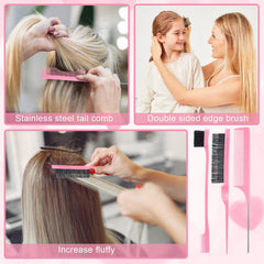 Prosuites 100ml spray bottle with fine mist for even dampening during styling.