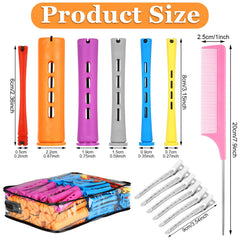 ProSuites six sizes perm rods with varied diameters to create different curls