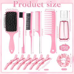 Prosuites edge brush close-up, helps create curved designs along the hairline.