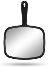 Protecle Hand Mirror shows a large reflection surface for precise styling checks