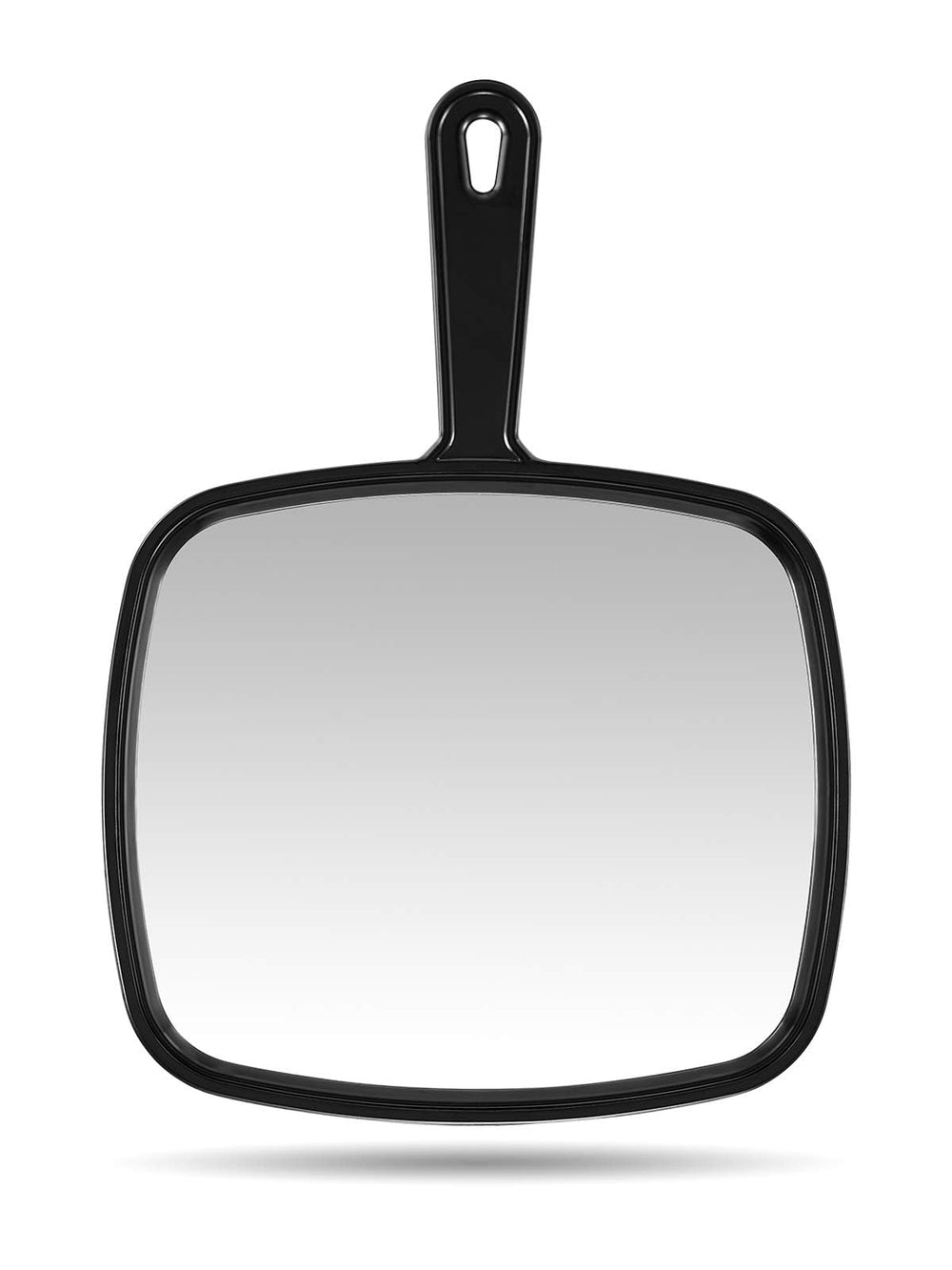 PROTECLE Hand Mirror square black full view for precise grooming checks.