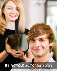 PROTECLE Hand Mirror two way usage for handheld or hanging use