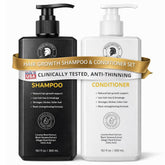 Psalmonica hair growth shampoo bottle showcasing the herbal formula for scalp support