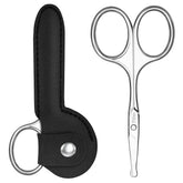 PTBTO Eyebrow Scissors with round tip for safe trimming around delicate facial areas.