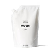 Public Goods body wash bottle front for daily refreshing cleanse
