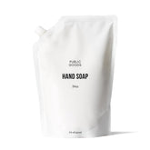Public Goods Hand Soap bottle with grapefruit and mandarin scent for refreshing cleansing.