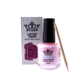 PUEEN cinta latex rosa protege cutícula durante arte de uñas