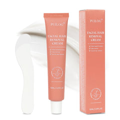 PUILOG face hair removal cream with spatula for precise, painless upper lip and chin treatment.