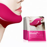 punkten Collagen V-Line Mask tightens under the chin for a sculpted look
