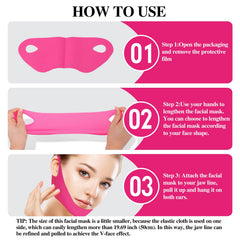 punkten Collagen V-Line Mask defines the jawline with a gentle lift