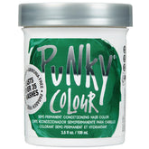 Punky Alpine Green bottle shows vibrant semi-permanent color with conditioning benefits