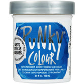 Punky Atlantic Blue bottle pour shows easy application and conditioning