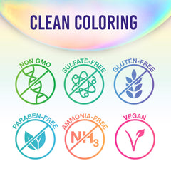 Punky Midnight Blue ombre-tone glow for bold multi-tonal style.
