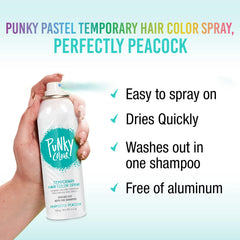 Punky Perfectly Peacock pastel color swatch previews the shade on fabric-friendly test strip.