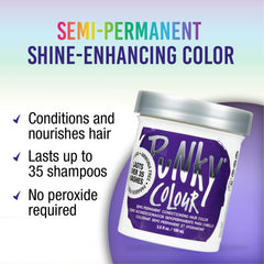 Punky Plum color swatches illustrate multi tonal possibilities and fade over time
