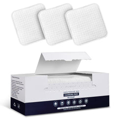 PUPUPE premium cotton pads pack front, lint-free for gentle cleansing and makeup removal.