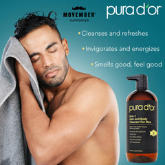 PURA D'OR con aloe vera: ingredientes naturales visibles y suave.