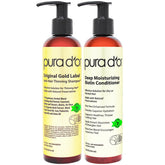 PURA D'OR Original Gold Label shampoo bottle for fuller-looking hair