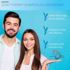 PURA D'OR tea tree oil ingredient highlight supports soothing scalp