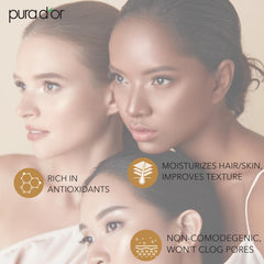 PURA D'OR: uso facial para hidratación suave y equilibrante.