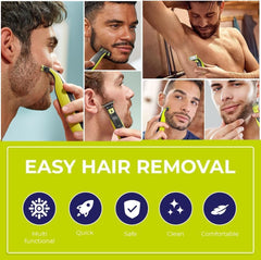Purchase 2 Quick upgraded stainless-steel blades deliver durable performance for daily grooming