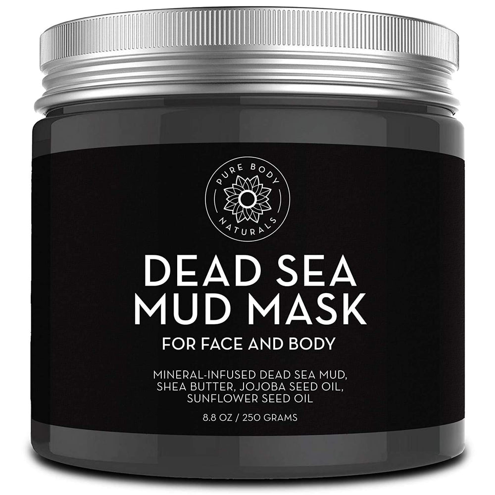 Pure Body Naturals Dead Sea Mud Mask frente: purifica la piel y aporta brillo saludable