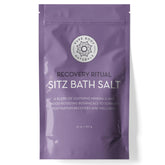 Pure Body Naturals Sitz Bath Salt bottle promotes soothing comfort after childbirth.
