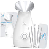 Pure Daily Care NanoSteamer face steamer delivering nano-ionic mist for deeper hydration