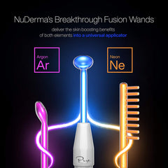 NuDerma fusion mushroom wand delivering skin-boosting energy for a radiant glow
