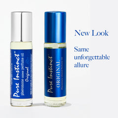 Pure Instinct Roll-On 3-Pack bottle close-up, sleek design.