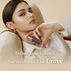 Pure Instinct roll-on applicator ready for use on the skin.