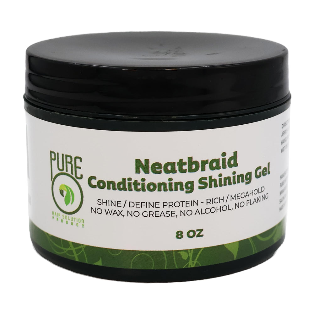 Pure O Neatbraid, botella de gel para brillo duradero