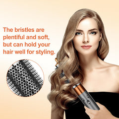 PUREGUST round brush drying action lifts roots for added body with Dyson Airwrap