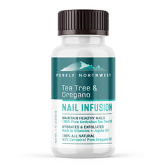 Purely Northwest toenail fungus solution bottle for targeted nail care with potential improvement