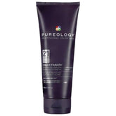 Pureology Color Fanatic bottle closeup showing color protection and shine.