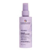 Pureology Instant Levitation Mist applied to damp hair at roots for lift and heat protection