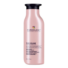 Pureology Pure Volume bottle showing color-safe, body-boosting shampoo.