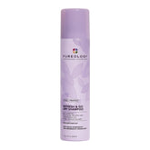 Pureology Refresh & Go Dry Shampoo at the roots for oil absorption and lift.