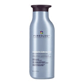 Pureology Strength Cure Blonde Purple Shampoo bottle pour tones brassiness in blond hair
