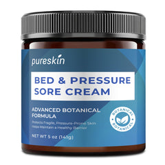 PURESKIN crema para úlceras por presión, frasco de 5 oz para uso continuo.