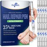 PureSynth extra-strength nail fungus pen closeup showing precise application