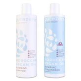 Purezero champú con aceite de argán marroquí para cabello suave y revitalizado.