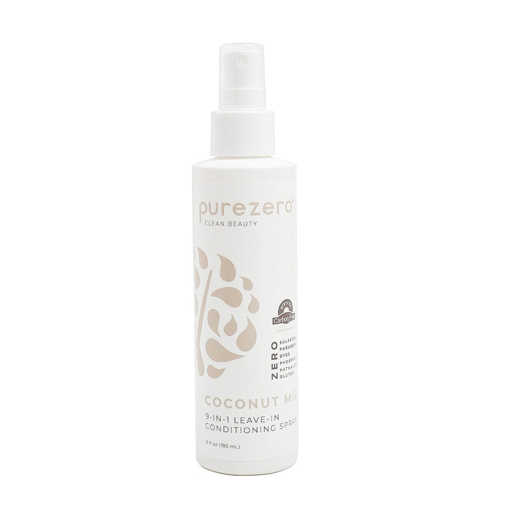 Purezero Leche de Coco 9-en-1: botella para hidratación profunda del cabello