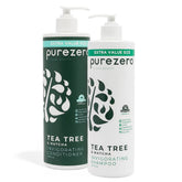 Purezero Champú Tea Tree Matcha, botella limpia y revitaliza el cuero cabelludo