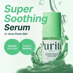 Purito Centella sin fragancia: uso diario para calmar irritaciones.