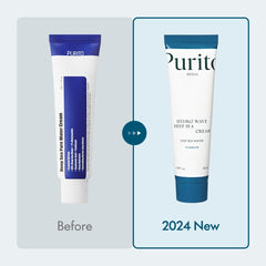 Purito Crema Mar Profundo, textura gel satinada, sensación fresca para rostro.