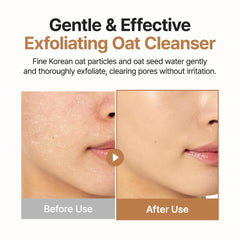 Purito Exfoliante de Avena — granulos suaves para exfoliar sin irritación.