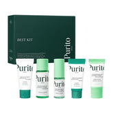Purito Seoul Best Kit limpiador con panthenol para limpieza suave y confortable.