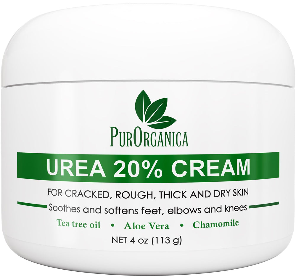 PurOrganica Urea 20% para pies: suaviza piel áspera y callos.